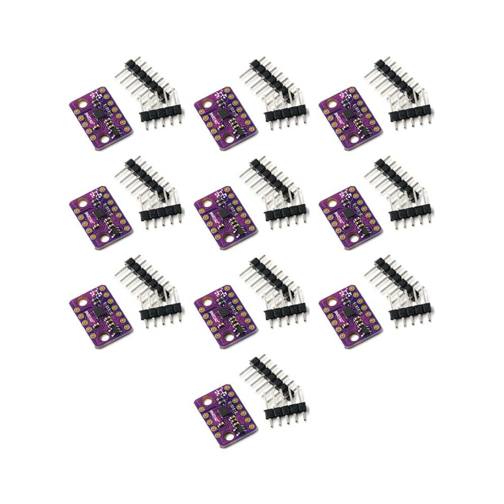 10Set Bmi160 Gy-Bmi160 6Dof 6-Axis Rate Gyro Gravitation Accelerometer Sensor Module Iic I2c Spi Communication Protocol 3-5V 4712804115632