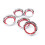 5 Pcs Chrome Volume & Air Conditioning Knobs Trim for   4 LR4  Sport 3