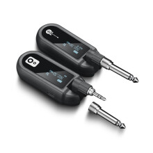 M02 UHF Wireless System Transmitter and Receiver for Guitar Violin Bass Electric Piano Keyboard Instrument Electric Drum