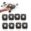 50PCS Joystick Potentiometers Sensor Kit 10Kohn for PS4 PS3 XBOXONE/ Series S/X Controller 3D Joystick Axis Resistor 4