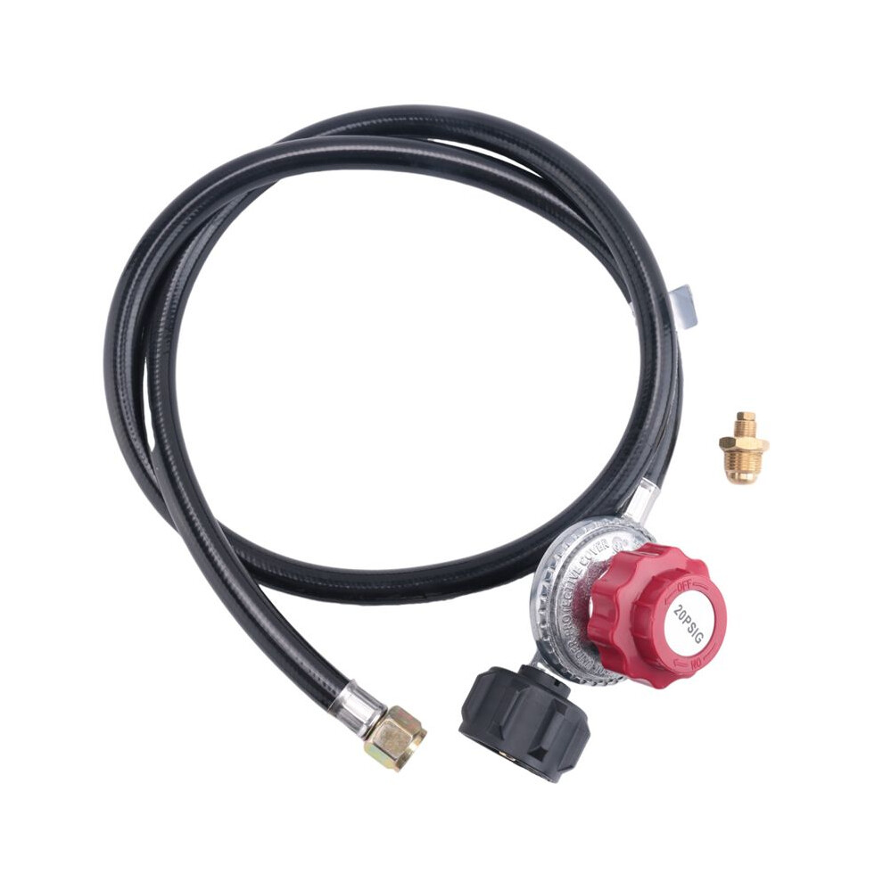 5Ft High Pressure Propane Regulator Hose, 0-20Psi Adjustable Propane Tank Regulator, Qcc1 & 3/8In Female, Fit For Turkey 6032168642871