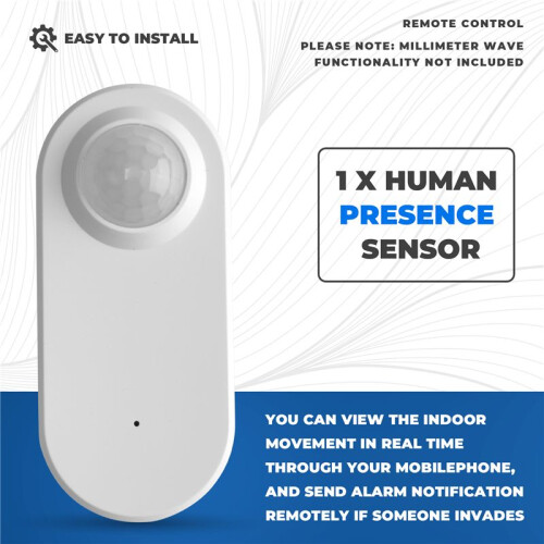 Graffiti  Zigbee Human Presence Sensor Pir Human Motion Sensor Battery Powered Sensor 1