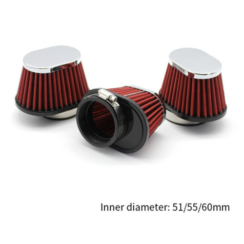 Motorcycle Air Filter 60mm for Universal Motorcycle Air Intake Filter Accessories 1
