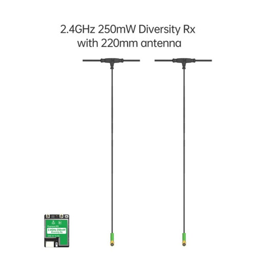 Per Ricevitore IFlight ELRS 2.4GHz True Diversity RX FPV VRX Ricevitore Doppia Antenna da 220 mm per Drone FPV 1