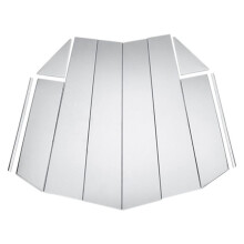 Fenster-Chrom-Säulenabdeckung, Zierleiste, Akzent-Edelstahl-Styling für Qashqai J11 2014-2017