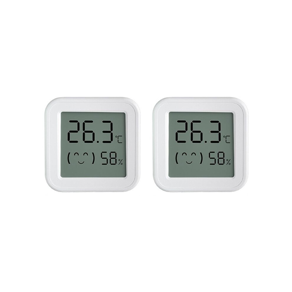 Tuya Zigbee Temperature Humidity Sensor with LCD Screen  APP Monitor Real- Remotely for Alexa/ Home 2PCS