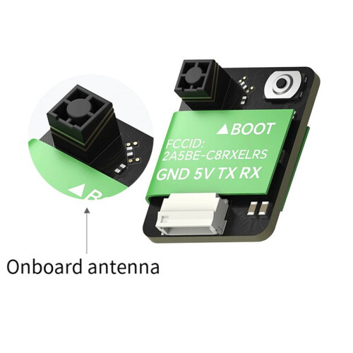 ELRS 2.4GHz  RX Receiver Open Source with 40mm Antenna for RC FPV Racing Drone 1