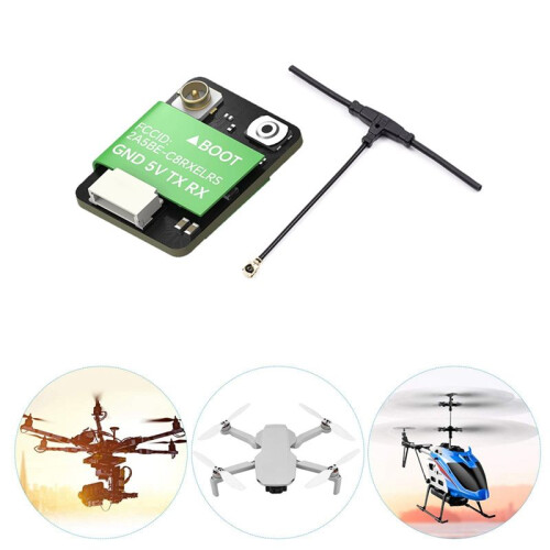 ELRS 2.4GHz  RX Receiver Open Source with 40mm Antenna for RC FPV Racing Drone 2