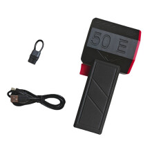 50E Handheld Turbo Jet Fan Car Violent Air Blower 50mm Brushless Motor Powerful Electric Dust Blower Black&Red