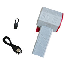 50E Handheld Turbo Jet Fan Car Violent Air Blower 50mm Brushless Motor Powerful Electric Dust Blower White Gray&Red