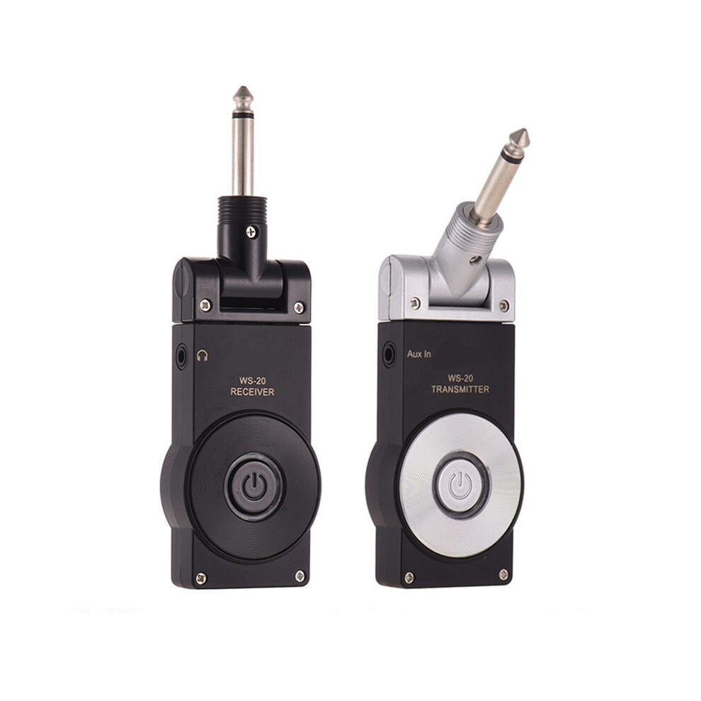 2.4G Guitar Wireless System Transmitter Receiver Rechargeable 180 Rotatable 4711448331118