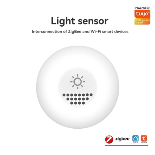 Tuya Zigbee  Light Sensor Light Brightness Sensor Real- Reporting  Light Automation Remote APP Control 1