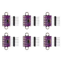6PCS VL53L0X V2 Laser Distance Measuring Sensor Module -of-Flight Distance Measurement with Serial and PWM Output