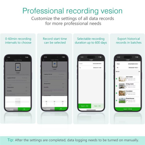 New WIFI Tuya  Thermometer and Humidity Sensor Mobile APP Wireless Temperature and Humidity Sensor 1