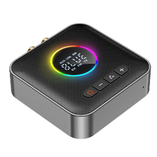 3-in-1  5.4 Transmitter Receiver FM Modulator Transmitter 3.5MM AUX Type-C Multi-Point Interface Hifi Music
