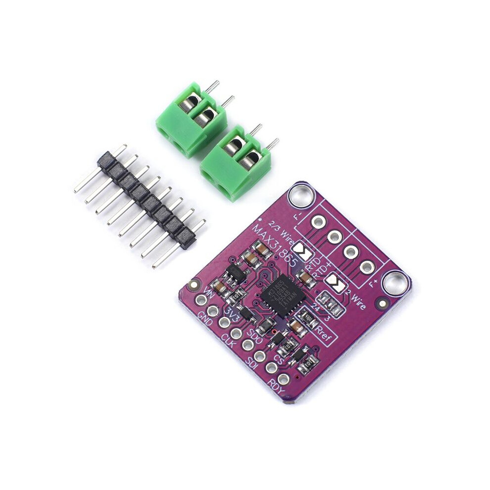 Max31865 Pt100 To Pt1000 Rtd-To-Digital Converter Board Temperature Thermocouple Sensor Amplifier Module 3.3V/5V 4713062686759