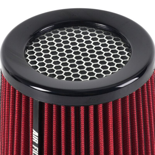 Auto-Luftfilter, 76 mm, Hoher Durchfluss, Pilzfilter, 7,6 cm, Rot