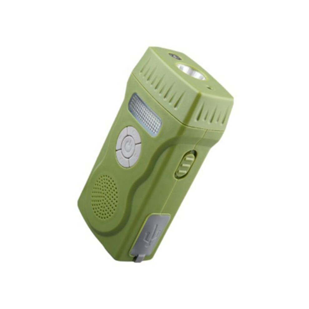 Multi Functional Hand-Powered Flashlight Outdoor Emergency Lighting Lamps With Radio Floodlight 4711989291049