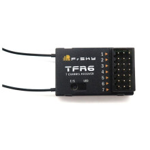 FrSky 2.4Ghz 7CH Receiver TFR6 Compatible with Futaba FASST for RC Car RC Model