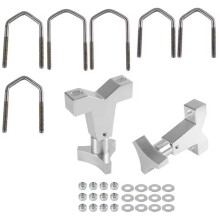 Soporte Universal de Elevación Alta de 1 A 2,5 Pulgadas para Tubo Delantero, Soporte de Tubo de Gato Ajustable para Portaequipajes Delantero para