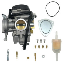 ATV-Förgasare med Delar 606-077 med Bränslefilterkärna för King Quad 300 LTF300F 2003-2007