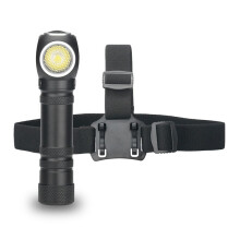 Stark LED-Belysning Ficklampa Strålkastare Bärbar Multifunktionell Ficklampa Uppladdningsbar Vattentät Strålkastare