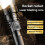 LED Flashlight Rechargeable Portable Flashlight Digital Display Outdoor Work Light Telescopic Zoom Flashlight 2