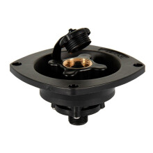 RV Wall Mount Filler Regulator Impact Pressure Regulated Water Entry for RVs Trailer Campers Boat Accessories Black