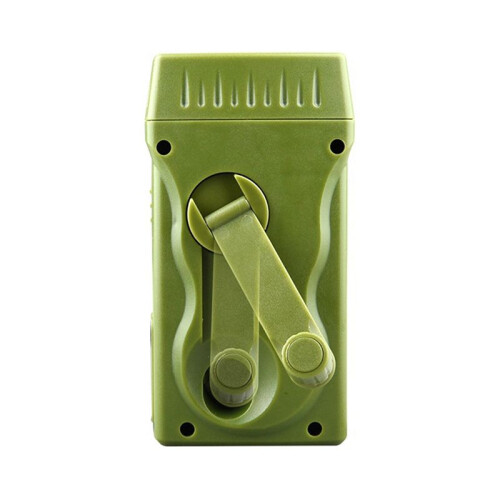 Multi Functional Hand-Powered Flashlight Outdoor Emergency Lighting Lamps with Radio Floodlight 1
