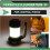 LED Lantern Camping Flashlight Rechargeable Waterproof Searchlight Outdoor Emergency Multi-Function Searchlight,A 2
