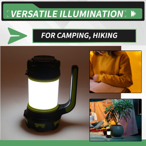 LED Lantern Camping Flashlight Rechargeable Waterproof Searchlight Outdoor Emergency Multi-Function Searchlight,A 1