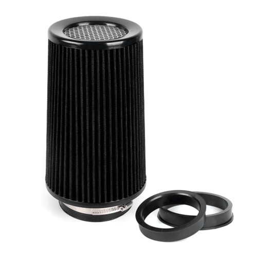 Car Air Filter Modification High Flow Intake Car Cold Air Intake Air Filter Purification Pipe Modification Black