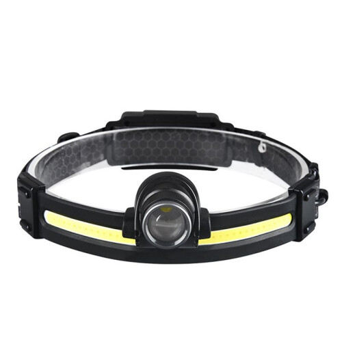 Sensor Headlight Led Light Outdoor Strong Light  Floodlight COB -Mounted Fishing Light Running Headlamp