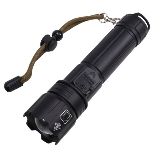 Strong Light Telescopic Zoom Flashlight Rechargeable Waterproof Flashlight Outdoor Emergency Lighting Flashlight 1