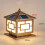 Outdoors LED Solar Lights Waterproof Solar Column Light with Remote Control LED Light for Garden Patio 6