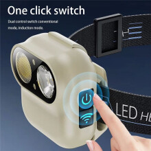Search Light XPE LED Headlamp Powerful LED Work Light 800mAh 6 Gears for Outdoor Fishing Camping Hiking Black
