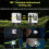 LED Flashlight Keychain Work Light USB Rechargeable Clip Torch with Magnet for Outdoor Camping Lantern 7