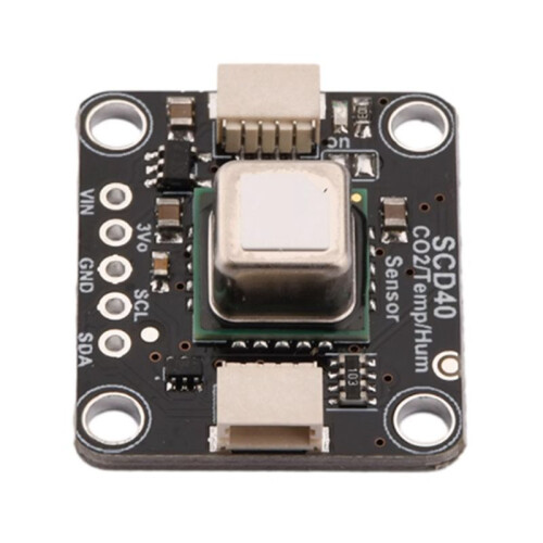 SCD40 Gas Sensor Module Detector CO2 Carbon Dioxide Temperature and Humidity Sensor I2C Communication Gas Sensor Module 1