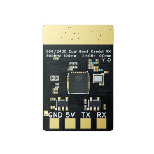Receptor ELRS 915M/2.4G de Doble Banda, 100 MW, Módulo Receptor Gemini RX, Chip ESP32-C3 para Drones de Vuelo RC FPV.