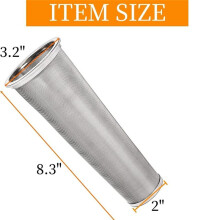 3er-Pack Cold Brew Kaffeefilter für 64oz Wide Mouth MasonJar, 304 Edelstahlsieb mit Dichtungsring
