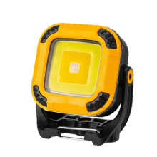 Lampada da Lavoro A LED Portatile, Ricaricabile Tramite USB, con Rotazione di 180 Gradi, per Riparazioni Auto, Colore Giallo