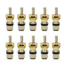 10pc Air Conditioning Charge Cold Medium Interface Valve Core for  Elysee  Beverly