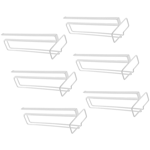 6Pcs Stemwares Storage Solution Scratch Resistant Durable-White