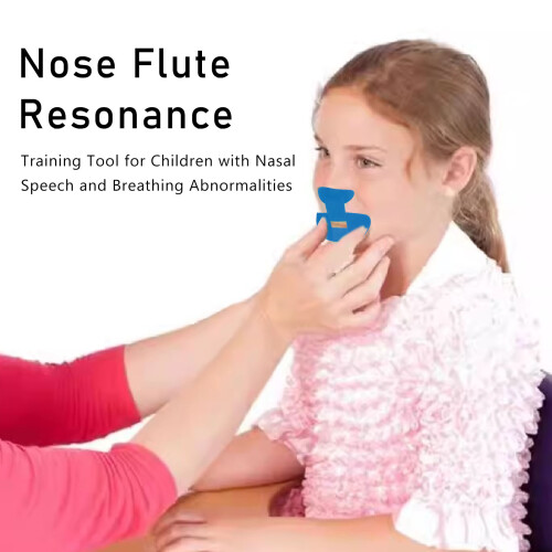 Plastic Nose Flute for Kids - Master Airflow Control Dark Blue 2