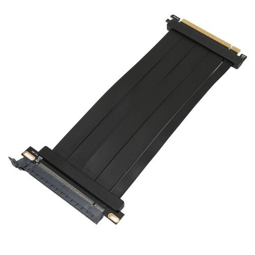 High Speed PCIe 4.0 Riser Cable 20cm Flat 180 for RTX GPUs
