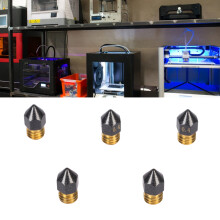 5 Stück 0,4 mm PTFE-beschichtete Düsen für 3D-Drucker der Ender-Serie