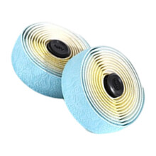 Modegradiënten Kleur Fietsgriptape Comfortabel-Blauw en geel