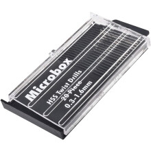 Deluxe-Mikrobohrer-Set, Präzisions-Rotationswerkzeuge aus Hochgeschwindigkeitsstahl für Schmuckherstellung, Uhrenreparatur und Wartung