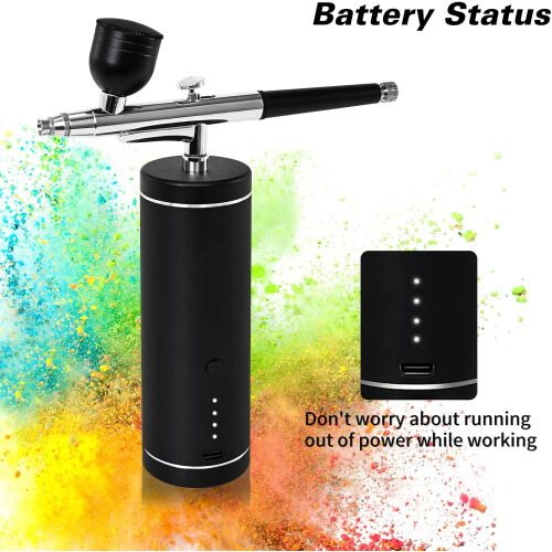 Κιτ Αερογράφου Artisan's Dream, Φόρτιση USB & Παντοδύναμα Αξεσουάρ, Φορητό Κιτ Αερογράφου 2