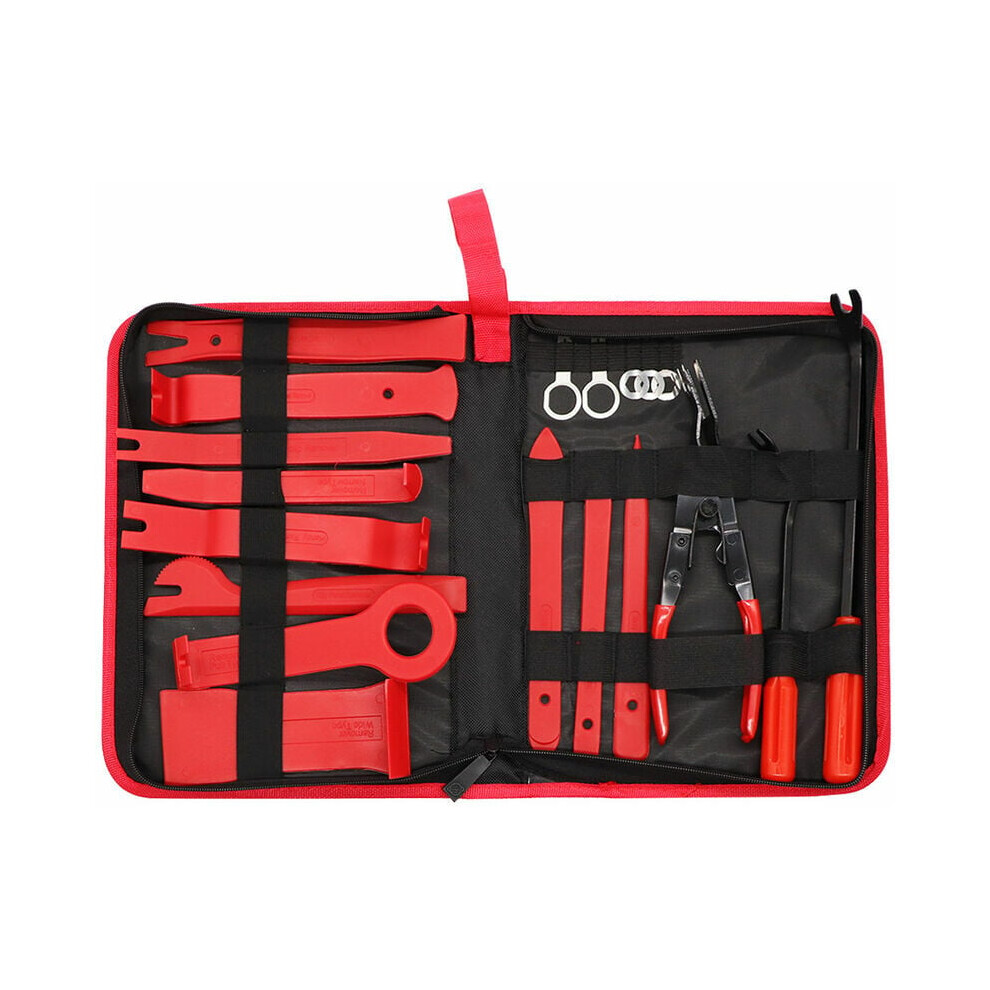 Advanced Automotive Plastic Tools, Ergonomically Designed Upholstery Pliers, Non-Damaging Trim Removal, Multi-Function Panel Fastener Clips, Storage 9405630238181